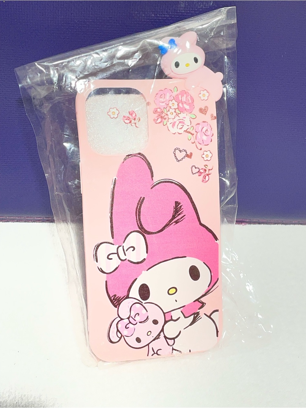 Hello Kitty Pink Floral Character Phone Case with My Melody Accent